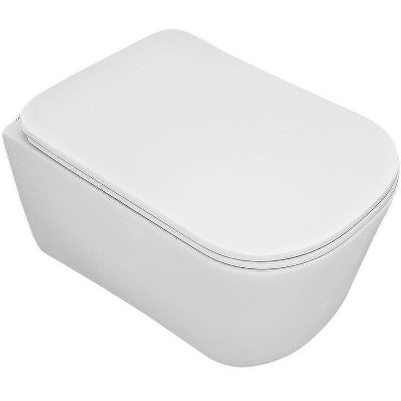 Унитаз подвесной Kerasan Tribeca 5114 Белый матовый, безободковый купить в интернет-магазине Sanbest