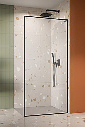 Душевое ограждение Radaway Modo F SL Black II 120 10419124-54-01R стекло прозрачное/профиль черный матовый правое купить в интернет-магазине сантехники Sanbest
