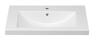 Тумба с раковиной Misty Твист 70 П-Тви01070-011П2Я белая для ванной в интернет-магазине Sanbest