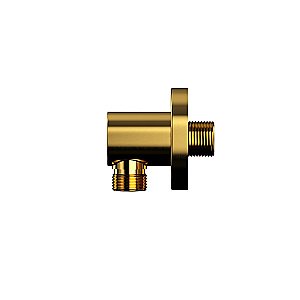 Подключение для шланга WhiteCross Y Y1008GL золото купить в интернет-магазине сантехники Sanbest