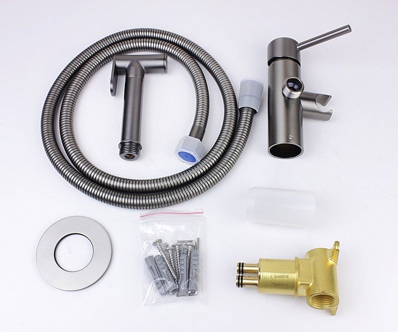 Гигиенический душ Bronze de Luxe LIBERTY 701GG графит купить в интернет-магазине сантехники Sanbest