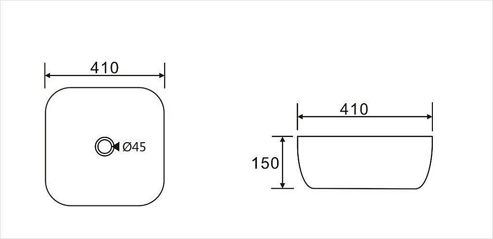 Раковина Koller Pool ROUND 41 RN-0410-WB белая купить в интернет-магазине Sanbest