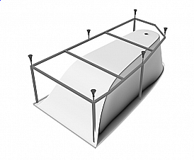 Каркас для ванны Vayer Boomerang 170x90 купить в интернет-магазине сантехники Sanbest