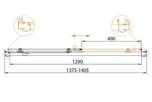 Душевая дверь Cezares Giubileo BF-1 140 купить в интернет-магазине Sanbest