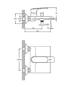 Душевая система Agger Glorious A1293500 хром купить в интернет-магазине сантехники Sanbest