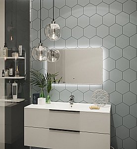 Зеркало Art&Max MESSINA AM-Mes-800-600-DS-F в ванную от интернет-магазине сантехники Sanbest