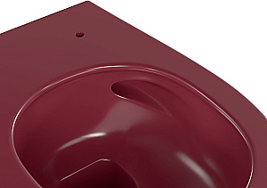 Унитаз подвесной Allen Brau Fantasy 3 Vortex 4.11035.BD бордовый матовый, с крышкой микролифт, слив торнадо купить в интернет-магазине Sanbest