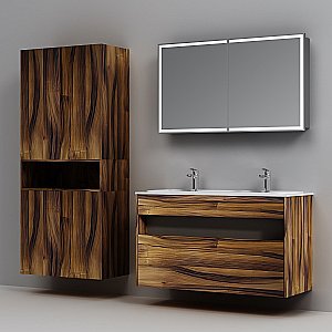 Тумба с раковиной AM.PM Func 120 дуб крафт для ванной в интернет-магазине Sanbest
