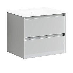 Тумба под раковину Sancos Cento CN60W белый глянец купить в интернет-магазине сантехники Sanbest