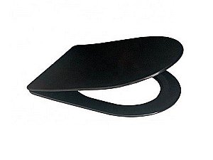 Унитаз подвесной CeramaLux B2330B черный, безободковый, с крышкой микролифт купить в интернет-магазине Sanbest