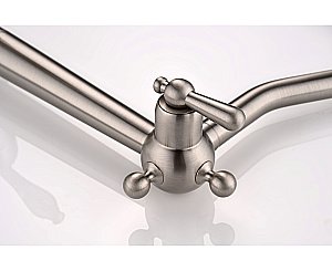 Смеситель для кухни Paulmark Retro Re213226-BS брашированная сталь купить в интернет-магазине сантехники Sanbest