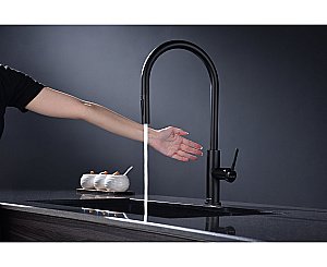 Смеситель для кухни Paulmark Senso Se215180-AN антрацит купить в интернет-магазине сантехники Sanbest