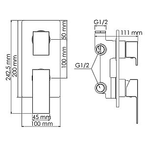 Душевая система WasserKRAFT Abens 2000 A172071 купить в интернет-магазине сантехники Sanbest