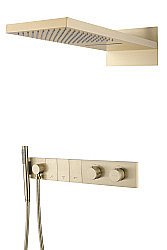 Душевая система Boheme ZODIAC 133-MG матовое золото купить в интернет-магазине сантехники Sanbest