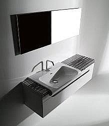 Раковина Kerasan Inka Project 60 3411 bi*1 белая купить в интернет-магазине Sanbest