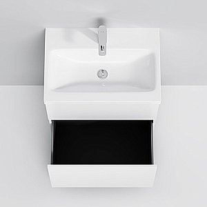 Тумба с раковиной напольная AM.PM Gem 60 белая глянцевая для ванной в интернет-магазине Sanbest