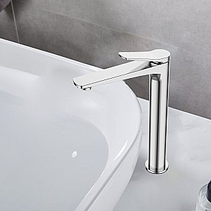 Смеситель для раковины BelBagno UNIQUE-LMC-CRM-W0 хром купить в интернет-магазине сантехники Sanbest