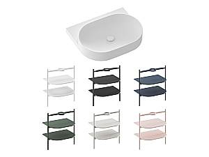 Раковина Ravak Yard 600 XJX0E060000 белый матовый купить в интернет-магазине Sanbest