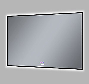 Зеркало Grossman PRAGMA-норма BLACK 100 18100802 в ванную от интернет-магазине сантехники Sanbest