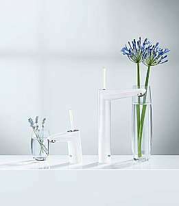 Смеситель для раковины Grohe Eurodisk Joy 23425LS0 белый купить в интернет-магазине сантехники Sanbest