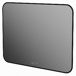 Зеркало с подсветкой Owl 1975 Gryning 80 OWLM200307 черное в ванную от интернет-магазине сантехники Sanbest