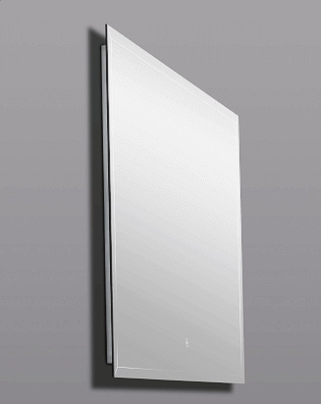 Зеркало с LED-подсветкой Black&White UNIVERSE U909.1000MR 100X80 в ванную от интернет-магазине сантехники Sanbest