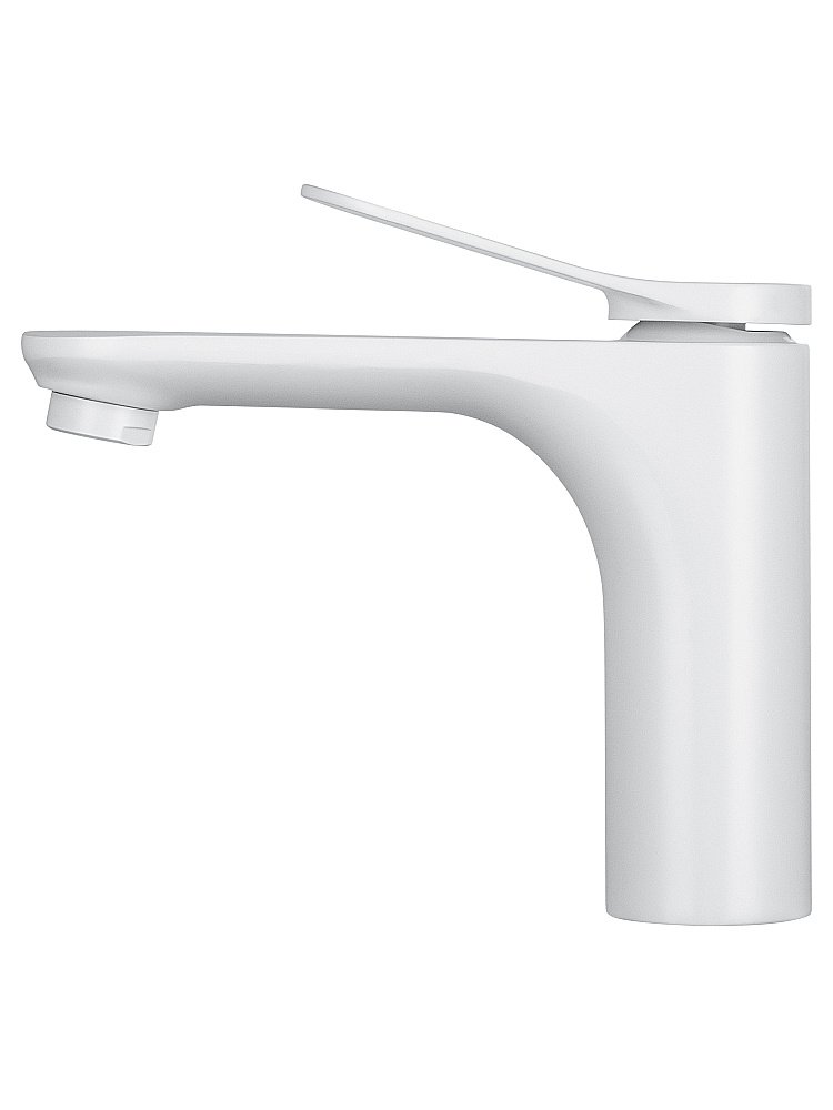 Смеситель для раковины WONZON & WOGHAND WW-A40482-MW белый матовый купить в интернет-магазине сантехники Sanbest