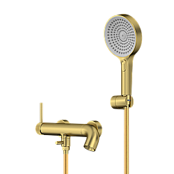 Смеситель для ванны Elghansa RADIANT XQ 2347181-MattGold матовое золото купить в интернет-магазине сантехники Sanbest