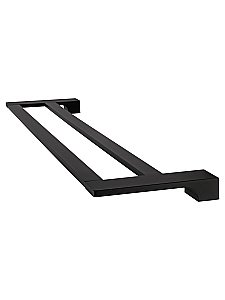 Полотенцедержатель двойной WONZON & WOGHAND ECLIPSE, Черный (WW-9111-BL) купить в интернет-магазине сантехники Sanbest