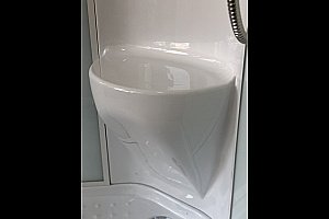 Душевая кабина Royal Bath RB80HP6-WC 80x80 профиль белый/стекло матовое купить в интернет-магазине Sanbest