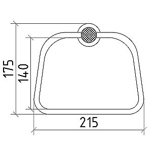 Полотенцедержатель Boheme Royal Cristal 10925-G-B золото/Preciosa купить в интернет-магазине сантехники Sanbest