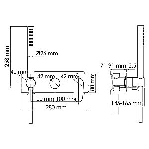 Душевая система WasserKRAFT Dinkel 5800 A16116 купить в интернет-магазине сантехники Sanbest