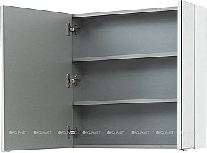 Зеркальный шкаф Aquanet Порто 70 белый купить в интернет-магазине сантехники Sanbest