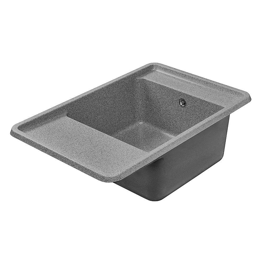 Мойка кухонная Акватон Беллис 78 серая купить в интернет-магазине сантехники Sanbest