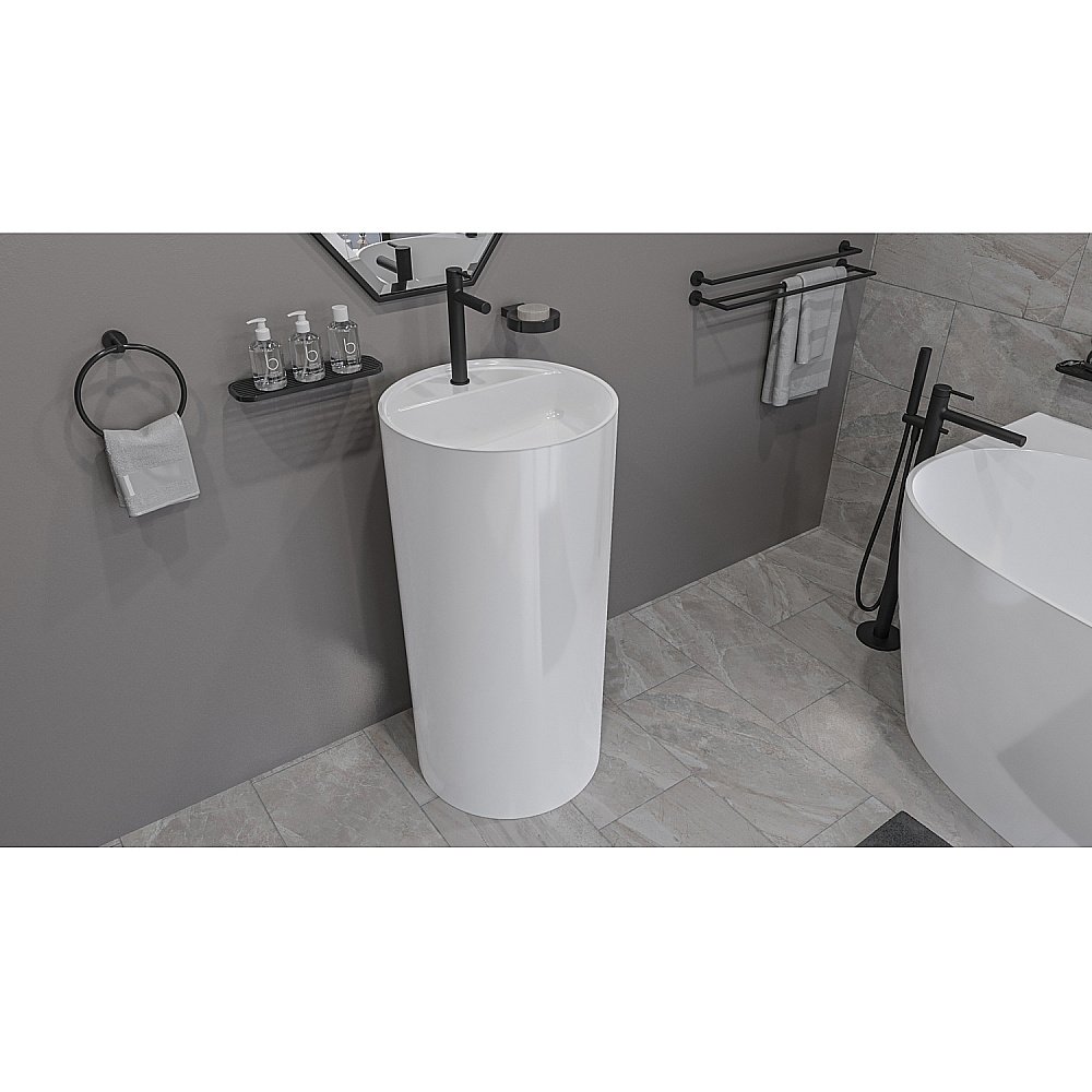 Раковина напольная WhiteCross PANTHEON 43 0708.043043.100 белая купить в интернет-магазине Sanbest