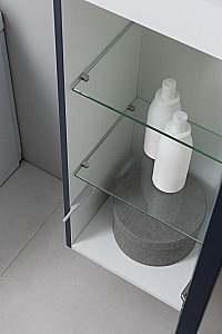 Шкаф-пенал Aquanet Арт 35 маренго для ванной в интернет-магазине сантехники Sanbest