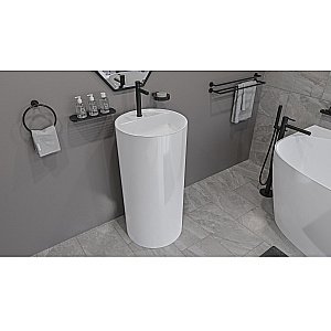 Раковина напольная WhiteCross PANTHEON 43 0708.043043.100 белая купить в интернет-магазине Sanbest