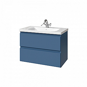 Тумба с раковиной Caprigo Forte 80 два ящика, цвет на выбор/эмаль для ванной в интернет-магазине Sanbest