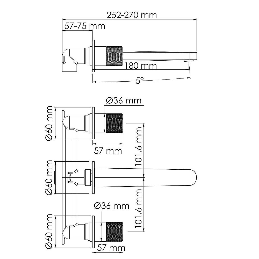 Смеситель для раковины WasserKRAFT Ems 7600 7645 золото купить в интернет-магазине сантехники Sanbest