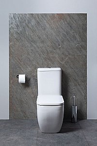 Унитаз Allen Brau Infinity 4.21001.20+4.21002.20 безободковый, с бачком, с крышкой микролифт, белый купить в интернет-магазине Sanbest