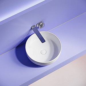 Раковина Ceramica Nova Taycan CN12003MW белая матовая купить в интернет-магазине Sanbest