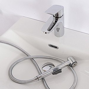 Смеситель для раковины BelBagno DUE-LVM/HGN-CRM-W0 хром купить в интернет-магазине сантехники Sanbest