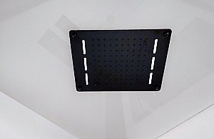 Душевая кабина Esbano ESM-QUADRO-90 стекло прозрачное/профиль черный купить в интернет-магазине Sanbest