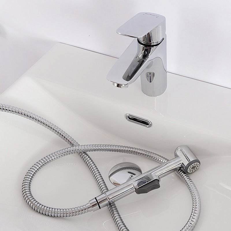 Смеситель для раковины BelBagno DUE-LVM/HGN-CRM-W0 хром купить в интернет-магазине сантехники Sanbest