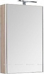 Зеркальный шкаф Aquanet Августа 58 дуб сонома купить в интернет-магазине сантехники Sanbest