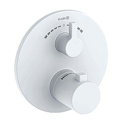 Смеситель для душа Kludi Nova Fonte Puristic 208105315 белый матовый купить в интернет-магазине сантехники Sanbest