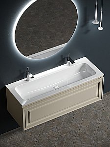 Тумба с раковиной Sancos Very VR120CE Beige Soft для ванной в интернет-магазине Sanbest