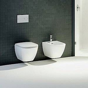 Унитаз подвесной Laufen Lua 8.2008.0.000.000.1 безободковый, белый купить в интернет-магазине Sanbest