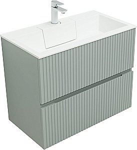 Тумба с раковиной Aquanet Джейн 80 мисти грин для ванной в интернет-магазине Sanbest