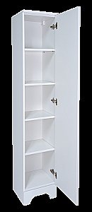 Пенал напольный Misty Лейла 35 П-Лей0501-01 белый для ванной в интернет-магазине сантехники Sanbest